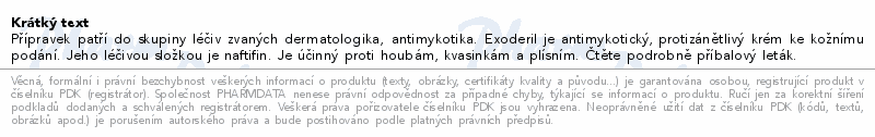 EXODERIL KRÉM 30g