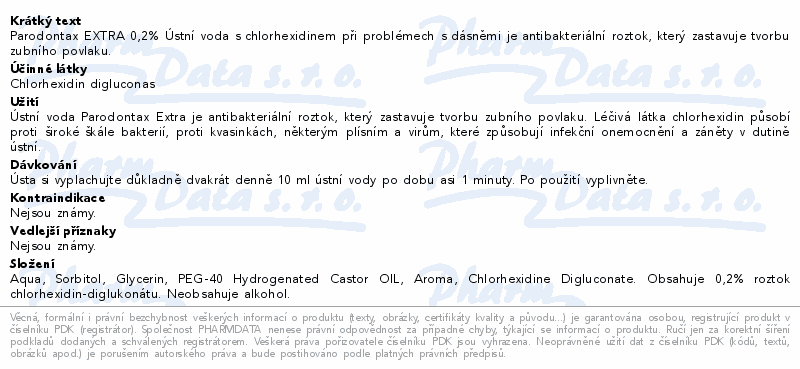 PARODONTAX EXTRA 300ML 0.2% ÚSTNÍ VODA