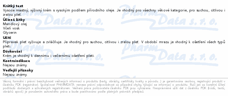 RYOR Suchá citl.pl. Trad.mandl.krém ultramast.50ml