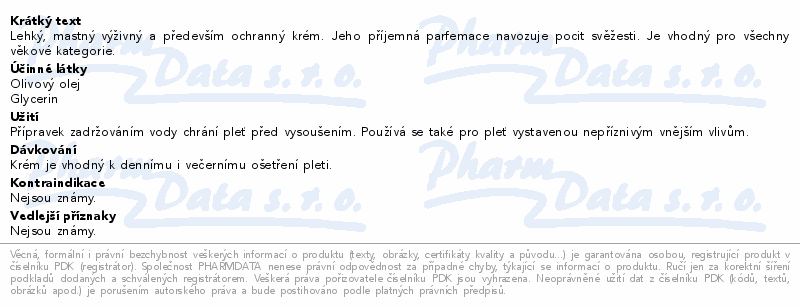 RYOR Suchá citl.pleť Výživný krém Exclusive 50ml