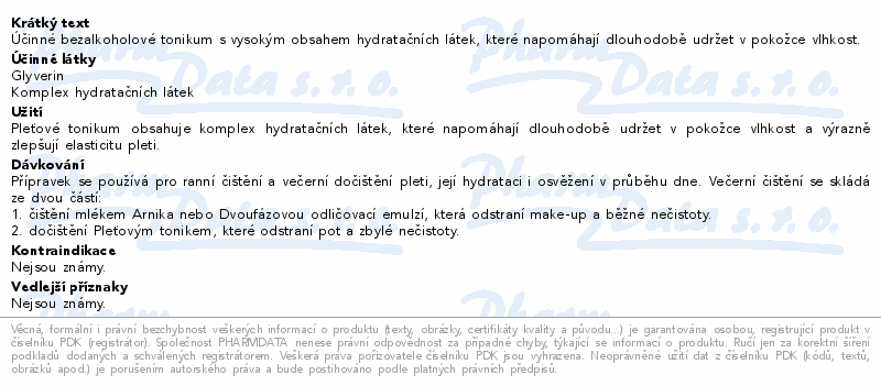 RYOR Pl. tonikum pro suchou a citlivou pleť 200ml