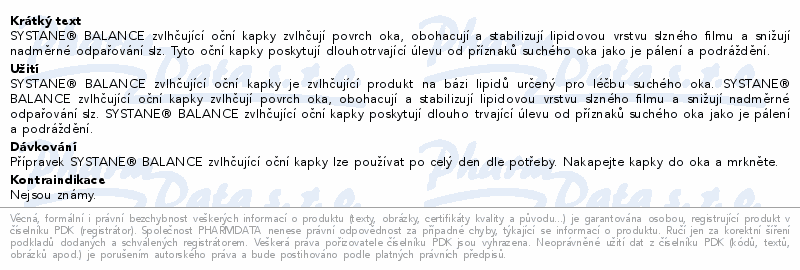 SYSTANE BALANCE oční kapky gtt.10ml