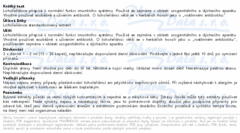 LICHOŘEŘIŠNICE E EXTRAKT 50ML TOPVET
