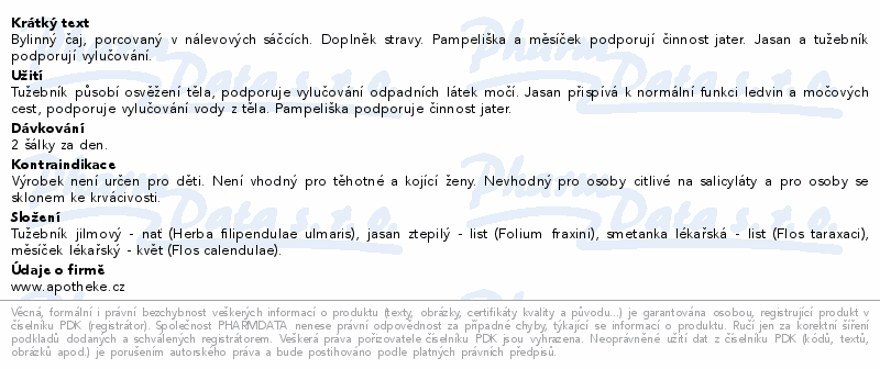 Apotheke Na odkyselení se smetankou 20x1.5g