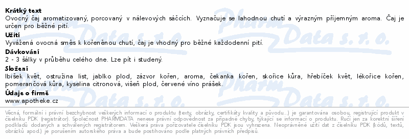Apotheke Horké pokušení čaj 20x2g