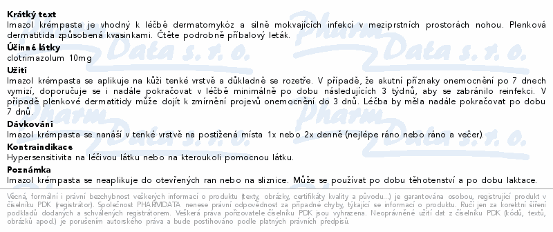 IMAZOL KRÉMPASTA 30G