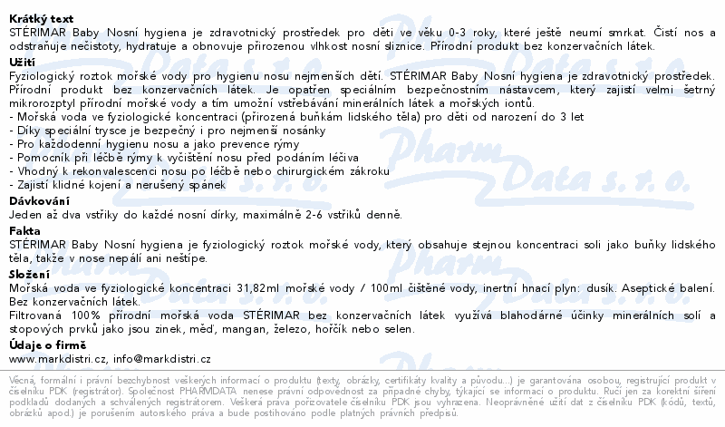 Stérimar Baby Hygiena 50 ml