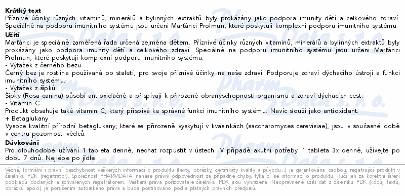 Walmark Marťánci proimun 30tbl