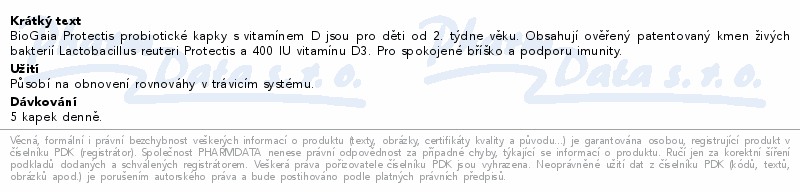 BioGaia Protectis probio.kapky s vitamínem D 10ml