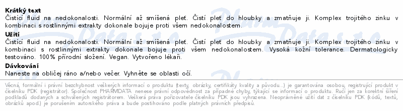 NOVEXPERT Trio-Zinc Čisticí fluid na nedokon.30ml