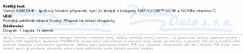 Cemio Kamzík 60cps