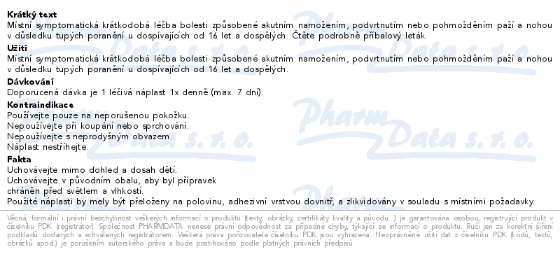 VOLTAREN 140MG NÁPLASTI 5KS