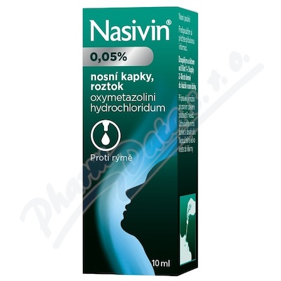 NASIVIN NOSNÍ KAPKY 0.05% 10ML