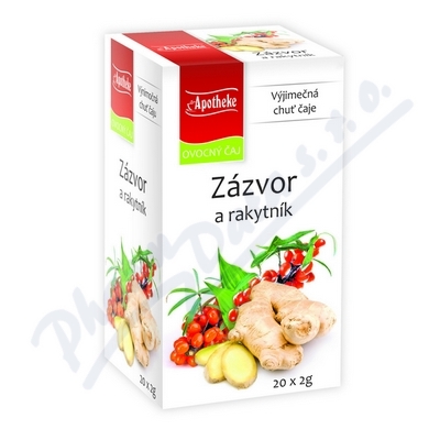 Apotheke zázvor a rakytník 20x2g
