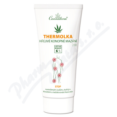 Cannaderm thermolka hřejivé mazání 200ml