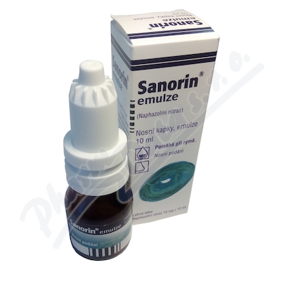 Sanorin emulze nosní kapky 10ml