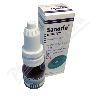 Sanorin emulze nosn� kapky 10ml