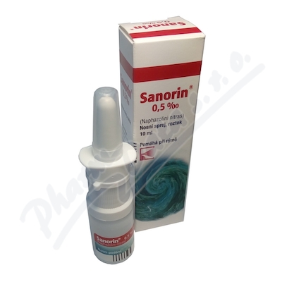 Sanorin 0,5�nosn� sprej 10ml