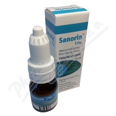Sanorin 1‰ nosní kapky 10ml