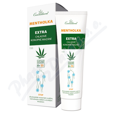 Cannaderm mentholka extra konopné mazání 150ml