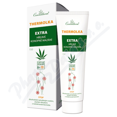 Cannaderm thermolka extra hřejivé mazání 150ml