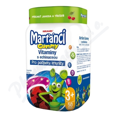 Walmark Marťánci gummy echinacea 20mg 50ks