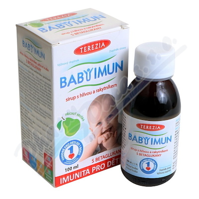 BABYIMUN sirup s hlívou a rakytníkem hruška 100ml