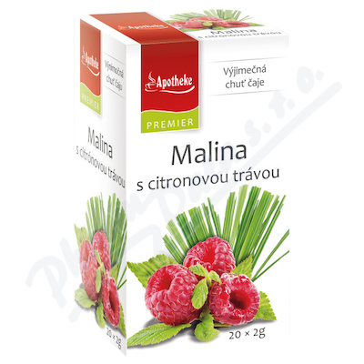 Apotheke Malina s citronovou trávou stevie 20x2g