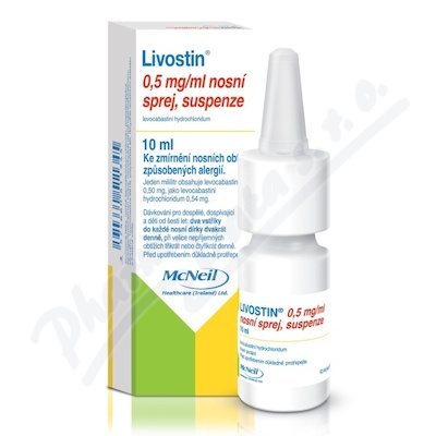 LIVOSTIN0,5MG/ML NAS SPR SUS 1X10ML