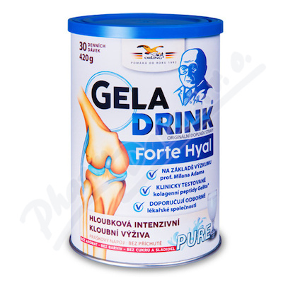 Geladrink forte hyal práškový nápoj pure 420g