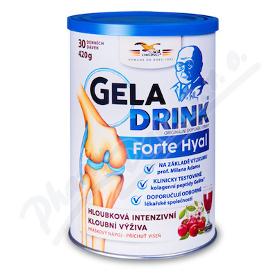 Geladrink forte hyal práškový nápoj višeň 420g