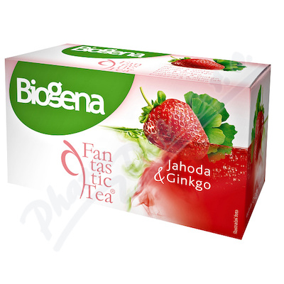 Čaj Biogena Fantastic Jahoda & Ginkgo 20x2g