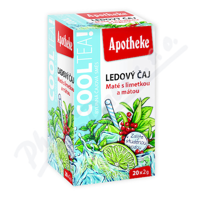 Apotheke Cooltea maté s limetkou a mátou čaj 20x2g