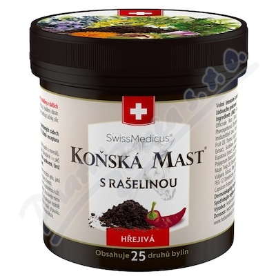 Koňská mast s rašelinou hřejivá 250ml