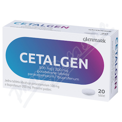 CETALGEN 500MG/200MG 20 TABLET