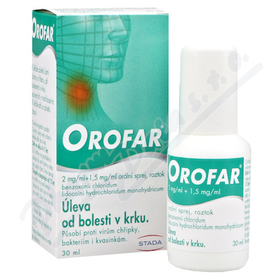 Orofar sprej do krku 30ml