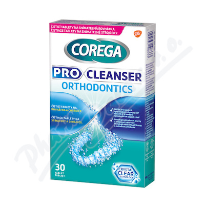 Corega Pro Cleanser Orthodontics �ist.tablety 30ks