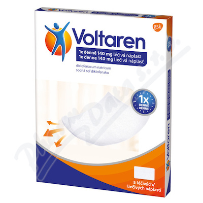 VOLTAREN 140MG NÁPLASTI 5KS