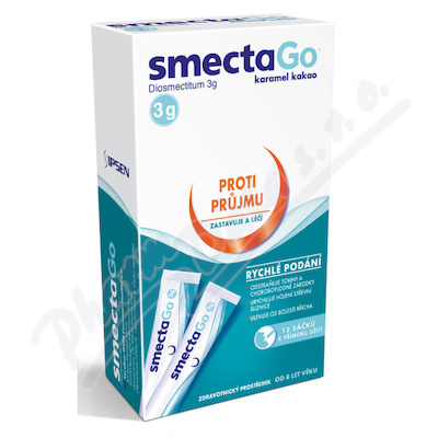 smectaGo Diosmectitum 3g 12 sáčků