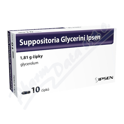 SUPPOSITORIA GLYCERINI IPSEN 10ČÍPKŮ
