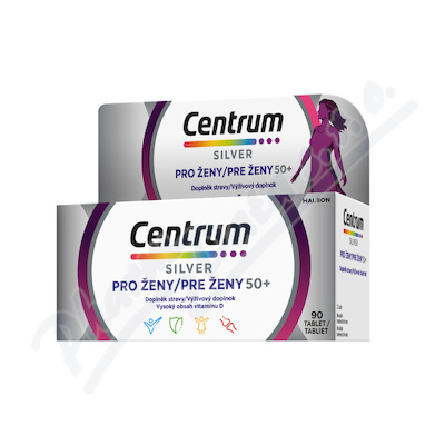Multivitamin Centrum silver 50+ pro ženy 90tbl